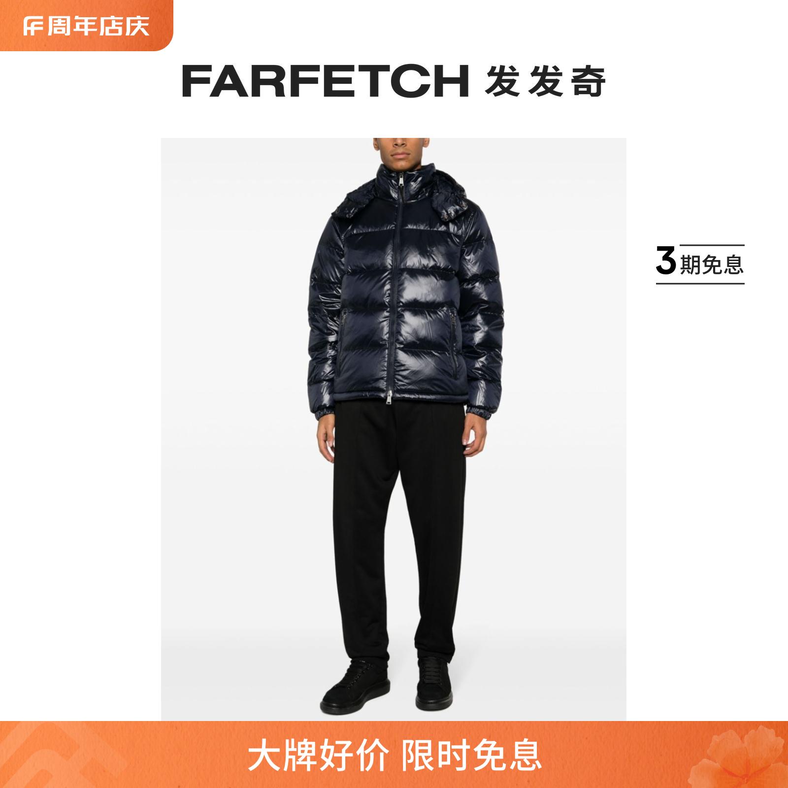 Polo Ralph Lauren男士Flint连帽填充夹克FARFETCH发发奇