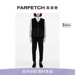 Polo Ralph Lauren男士Polo Pony 刺绣拼色马甲FARFETCH发发奇