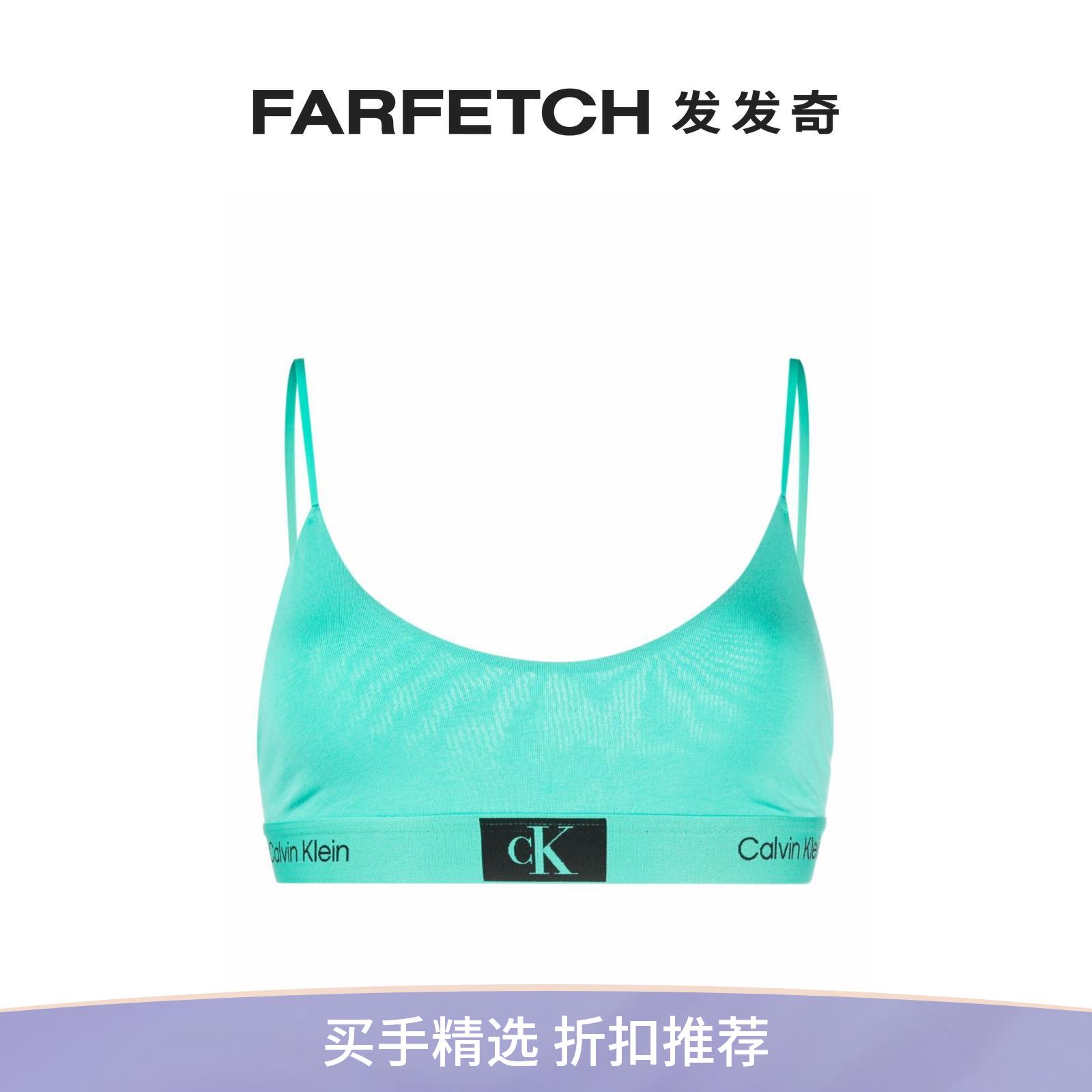 [Final Sale]Calvin Klein女士Unlined弹性棉文胸FARFETCH发发奇