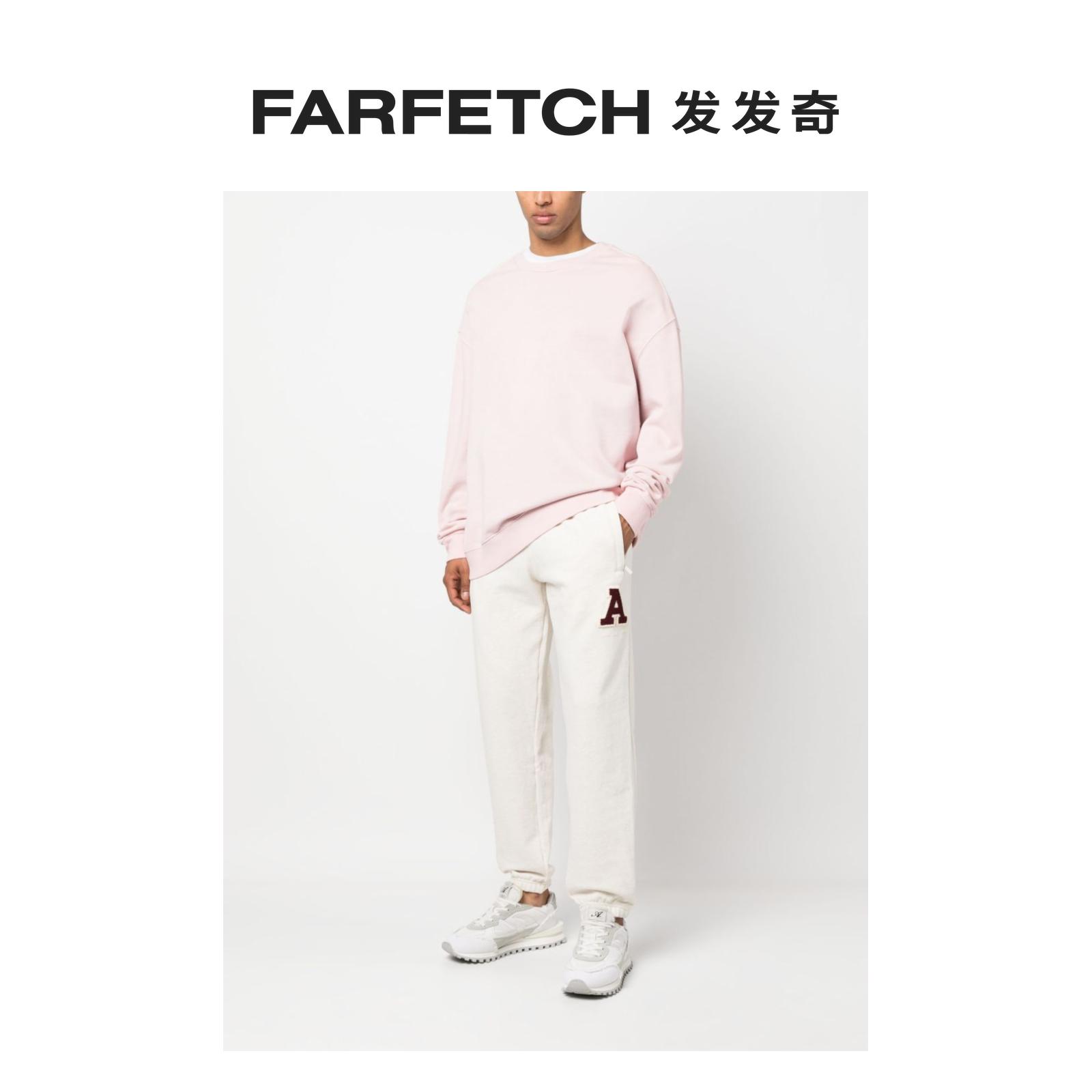 [Final Sale]Adidas阿迪达斯男士刺绣图案棉运动裤FARFETCH发发奇