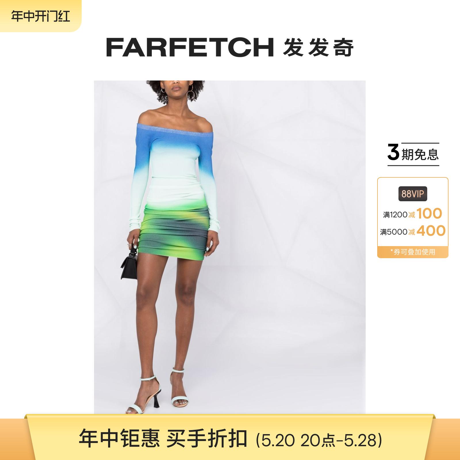 [Final Sale]Off-White女士Blurred Seamless 针织连衣裙FARFETCH 女装/女士精品 连衣裙 原图主图