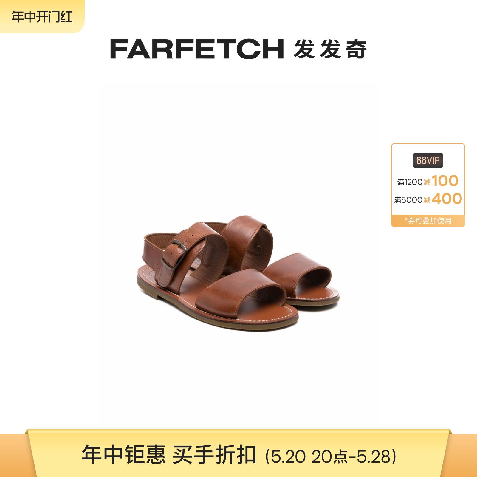 [Final Sale]Pepe童装搭扣皮质凉鞋FARFETCH发发奇