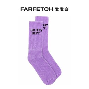 Gallery logo嵌花针织袜FARFETCH发发奇 Clean Dept.男士