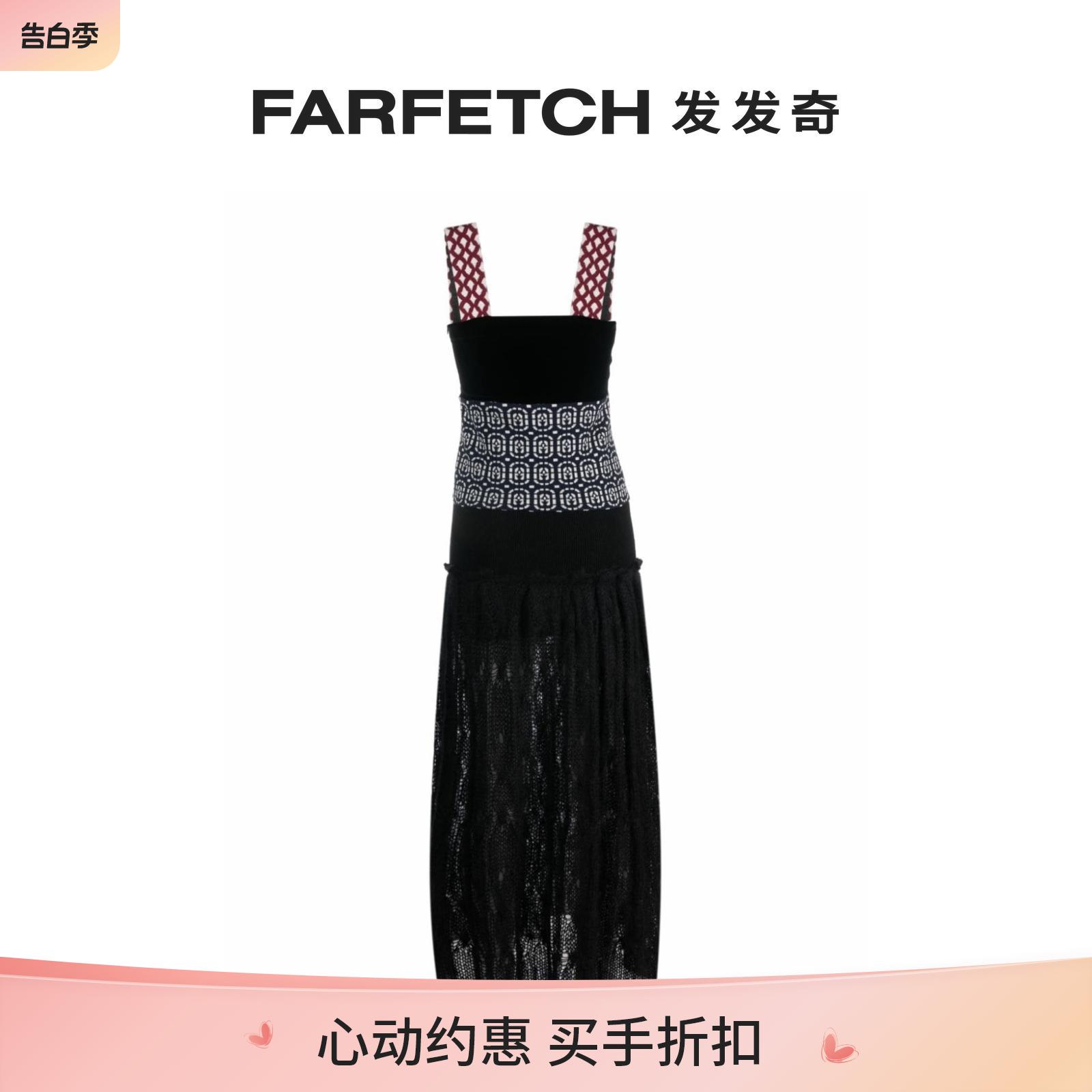 Ports 1961女士蕾丝拼接超长连衣裙FARFETCH发发奇