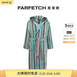 fastening Missoni tie robe发发奇 Home男女通用striped bath