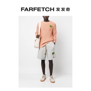 Alanui男士 FARFETCH发发奇 logo刺绣短裤