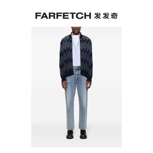 Missoni男士 FARFETCH发发奇 棉质人字纹图案开衫