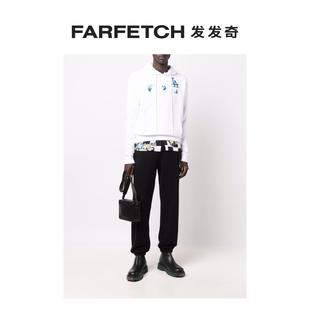 Dodgers Off FARFETCH发发奇 White男士 logo印花连帽衫