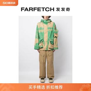 渐色效果棉连帽夹克FARFETCH发发奇 Oamc男士