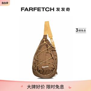 Supreme男女通用标贴斜挎背包FARFETCH发发奇