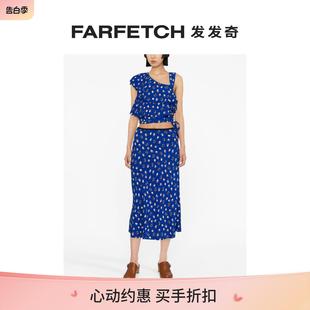 Final Dvf Furstenberg女士抽象印花短款 Sale Von 上衣FAR Diane