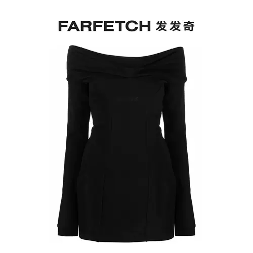 [Финальная распродажа] Женское мини-платье Gcds с открытыми плечами FARFETCH