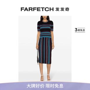 Furstenberg女士Hudson Dvf Von Diane 图案提花毛衣发发奇