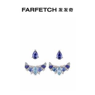 Ear Anabela Twinkle Jacket Chan女士18k白金 耳环发发奇