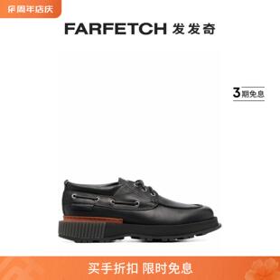 Buttero男士 FARFETCH发发奇 厚底双色帆船鞋