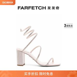 FARFETCH发发奇 晶饰高跟凉鞋 Caovilla女士Cleo Rene