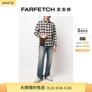 格纹长袖 Polo Lauren男士 衬衫 Ralph FARFETCH发发奇