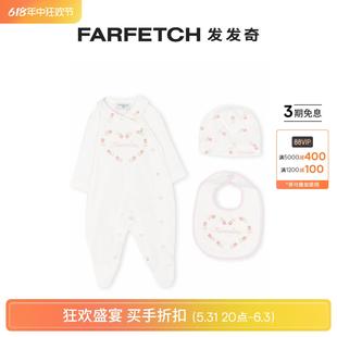 FARFETCH发发奇 Sale 玫瑰印花连体衣套装 Monnalisa童装 Final