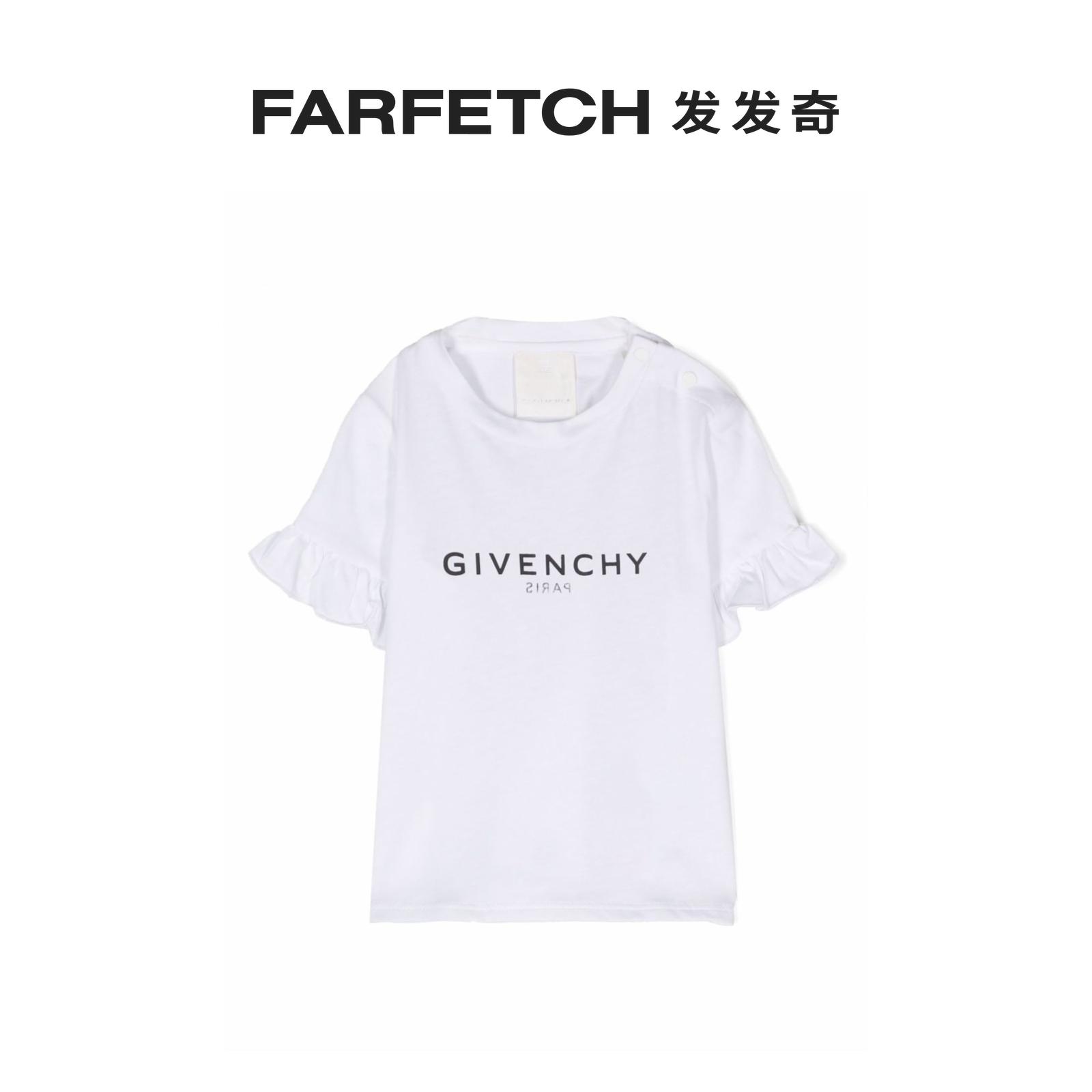 givenchy/纪梵希童装logo印花棉t恤farfetch发发奇