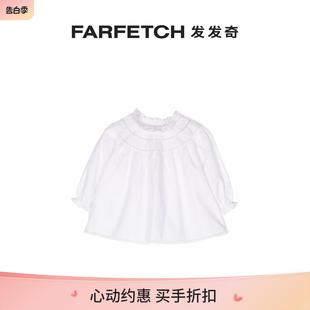 FARFETCH发发奇 罩衫 圆点织花长袖 Bonpoint朋博湾童装