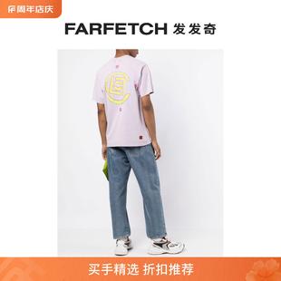 Final Sale CLOT男士 T恤FARFETCH发发奇 Globe logo印花短袖