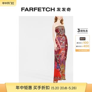 FARFETCH发发奇 Camilla女士图案印花连体长裤