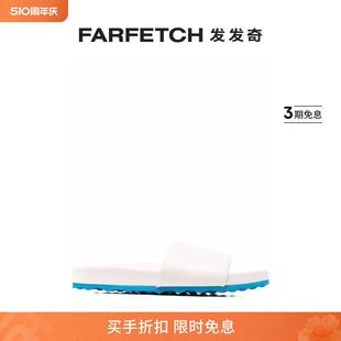 White男士 Diag FARFETCH发发奇 条纹拖鞋 Final Sale Off