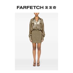 金属丝面料设计连衣裙FARFETCH发发奇 Petar Petrov女士Stardust