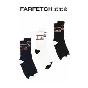 三件装 Paul Smith男士 logo嵌花针织袜 FARFETCH发发奇