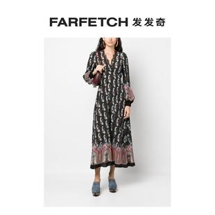 Etro女士佩斯理印花真丝连衣裙FARFETCH发发奇