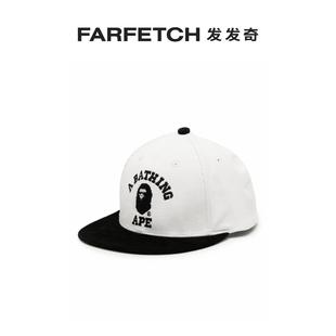 logo刺绣平直帽檐棒球帽FARFETCH发发奇 BAPE男士