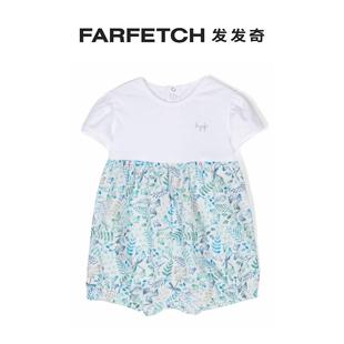 叶片印花棉连体衣FARFETCH发发奇 Gufo童装