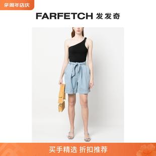 Pinko女士束腰牛仔短裤 FARFETCH发发奇