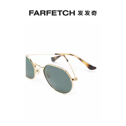 Детская одежда Ray Ban Солнцезащитные очки в круглой оправе с черепаховым узором FARFETCH