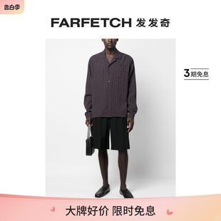 FARFETCH发发奇 Rhude男士 条纹棉衬衫