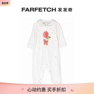 图案印花连体衣FARFETCH发发奇 Monnalisa童装