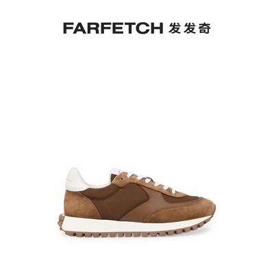 Gianvito Rossi女士Gravel 拼接运动鞋FARFETCH发发奇