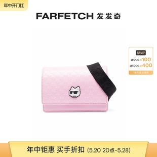 Karl Choupette 凹面压花单肩包FARFETCH发发奇 Lagerfeld童装