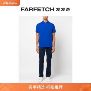 Polo logo刺绣棉polo衫 Lauren男士 Ralph FARFETCH发发奇