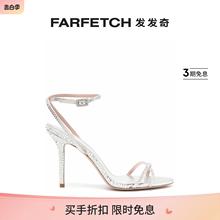 Gedebe女士晶饰皮质高跟凉鞋FARFETCH发发奇