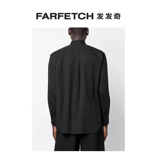 Comme Des Garcons Shirt Мужская хлопковая рубашка с длинным рукавом FARFETCH