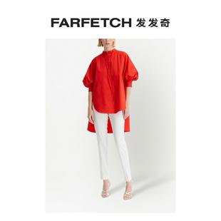 罩衫 Oscar FARFETCH Sale Renta女士蝴蝶结细节短袖 Final