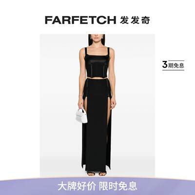 RAQUETTE女士Reverse Cady 绉纱超长半身裙FARFETCH发发奇