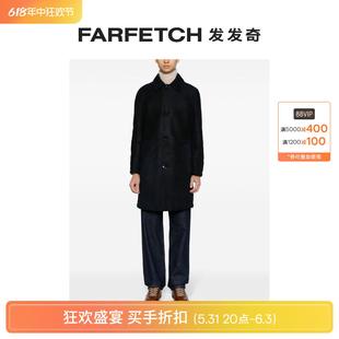 Brioni男士 单排扣皮质外套FARFETCH发发奇