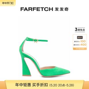 Gianvito Rossi女士Riccam Final 尖头高跟鞋 FARFETCH发发 Sale