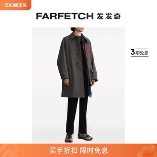 Kolor男士 FARFETCH发发奇 对比领V领毛衣