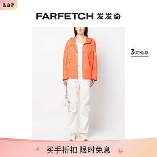 [Final Sale]Yves Salomon女士拉链连帽派克大衣 FARFETCH发发奇