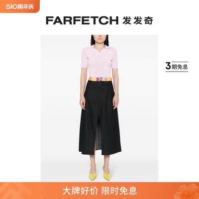 OLIVIA RUBIN女士Vic 牛仔中长半身裙FARFETCH发发奇