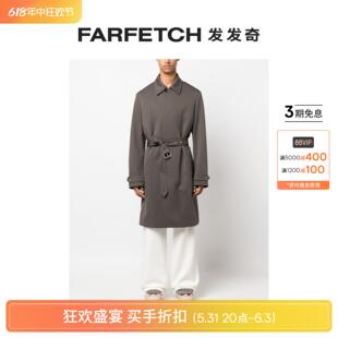 束腰风衣FARFETCH发发奇 Lanvin浪凡男士