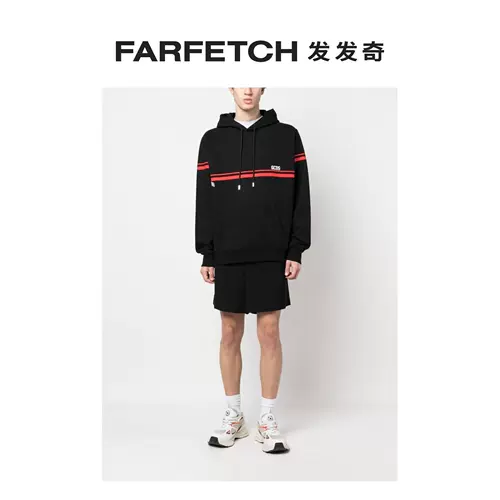 Мужское хлопковое худи Gcds в полоску FARFETCH